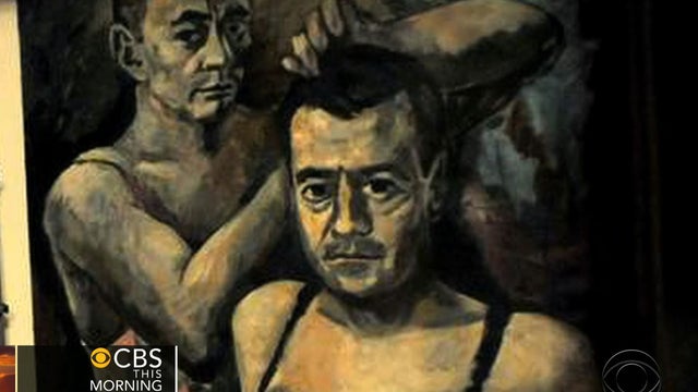 A painting of Putin. 