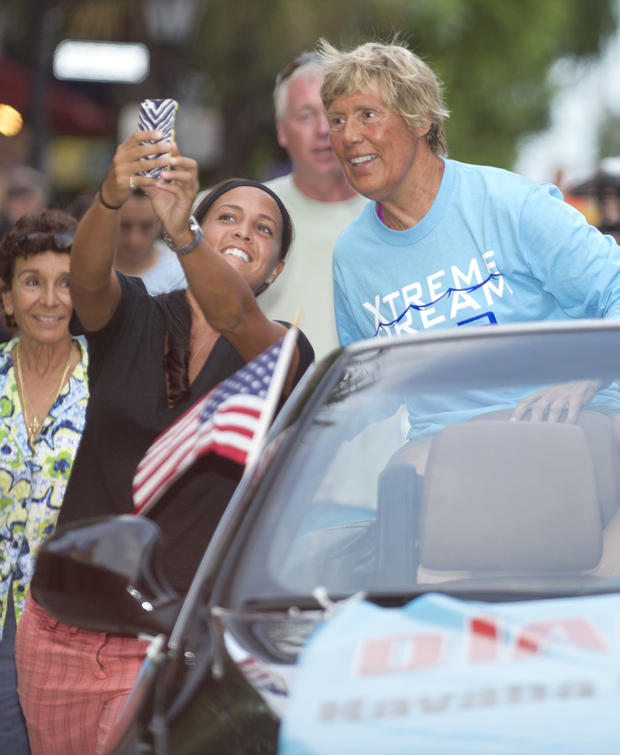 Parade Honors Diana Nyad's Epic Florida Straits Swim 