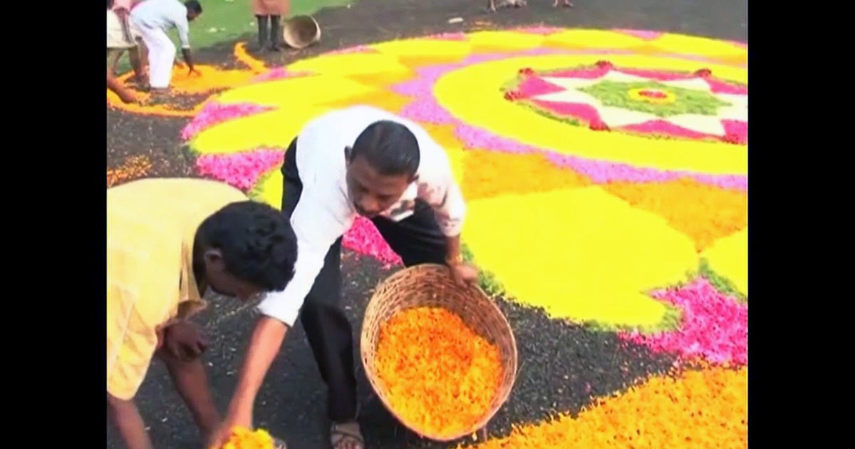 Hindu harvest festival celebrated in India - CBS News