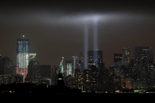 The annual Tribute in Light 