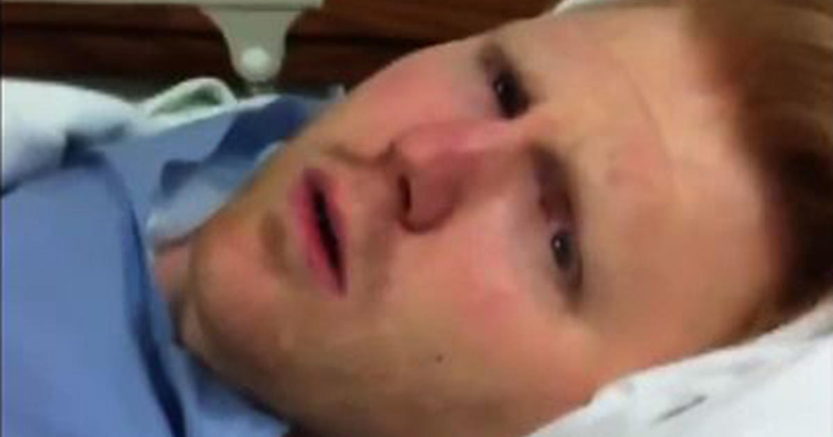 Man wakes up from surgery, hits on his own wife image