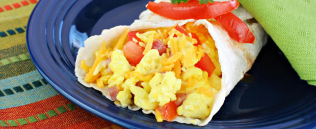 Breakfast Egg Burrito 