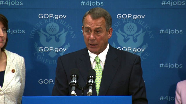 Boehner: "No interest" in a government shutdown 