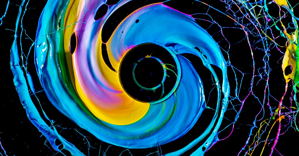 Psychedelic science: Photographer blends science and art - CBS News