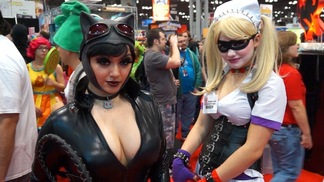 Costumes on parade at 2013 New York Comic Con 