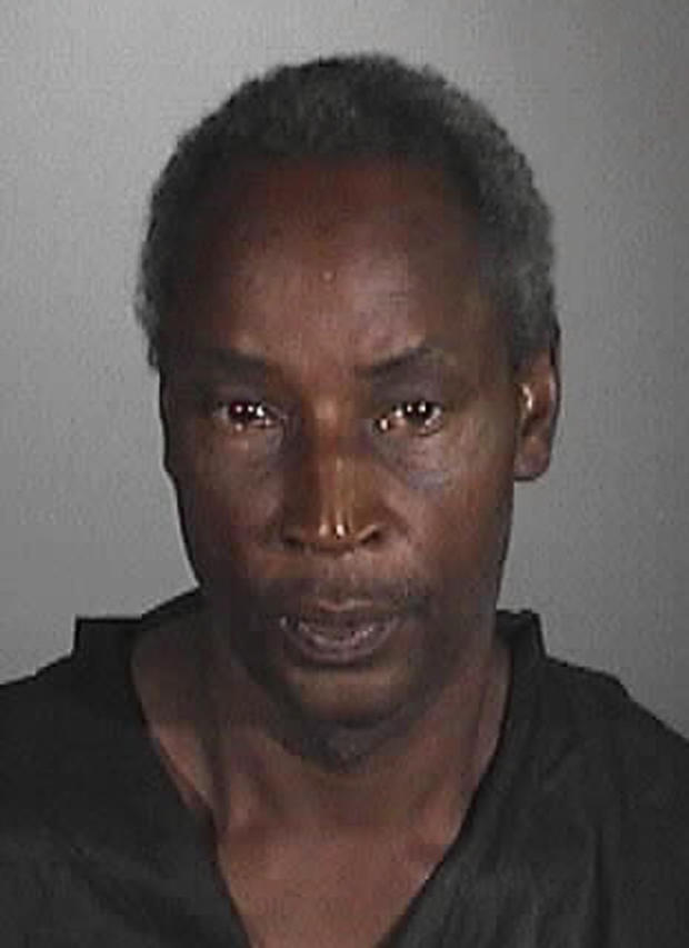 This undated image provided by the Long Beach Police Department shows Steven Brown, who was arrested for the stabbing of an elementary school teacher, Kellye Taylor, 53, who was watching her students play at a park in Long Beach, Calif. 