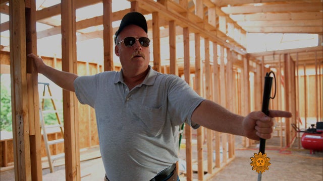 Blind ambition: Texas man builds his dream home 
