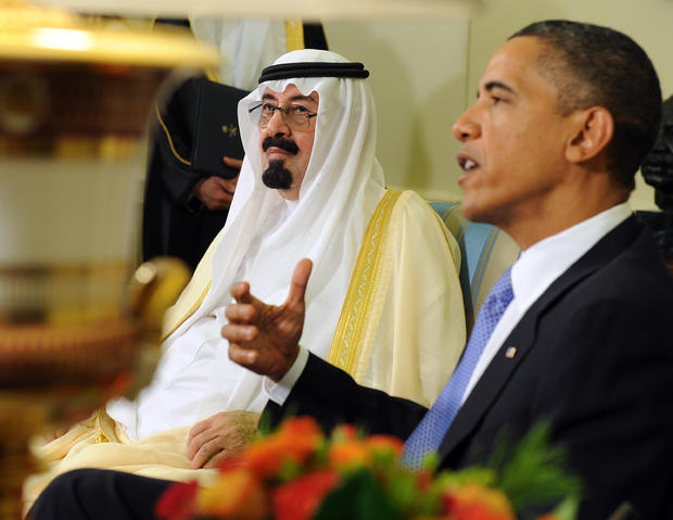 President Obama and Saudi Arabian King Abdullah 