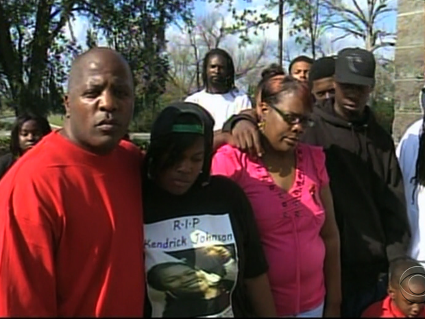 Supporters of the Johnson family held a rally, alleging there has been a cover-up in Kendrick's death. 