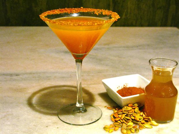 Fig &amp; Olive Pumpkin Spice Martini 