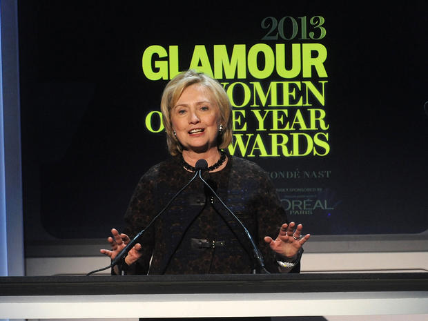Hillary Clinton attends Glamour's Women of the Year Awards 