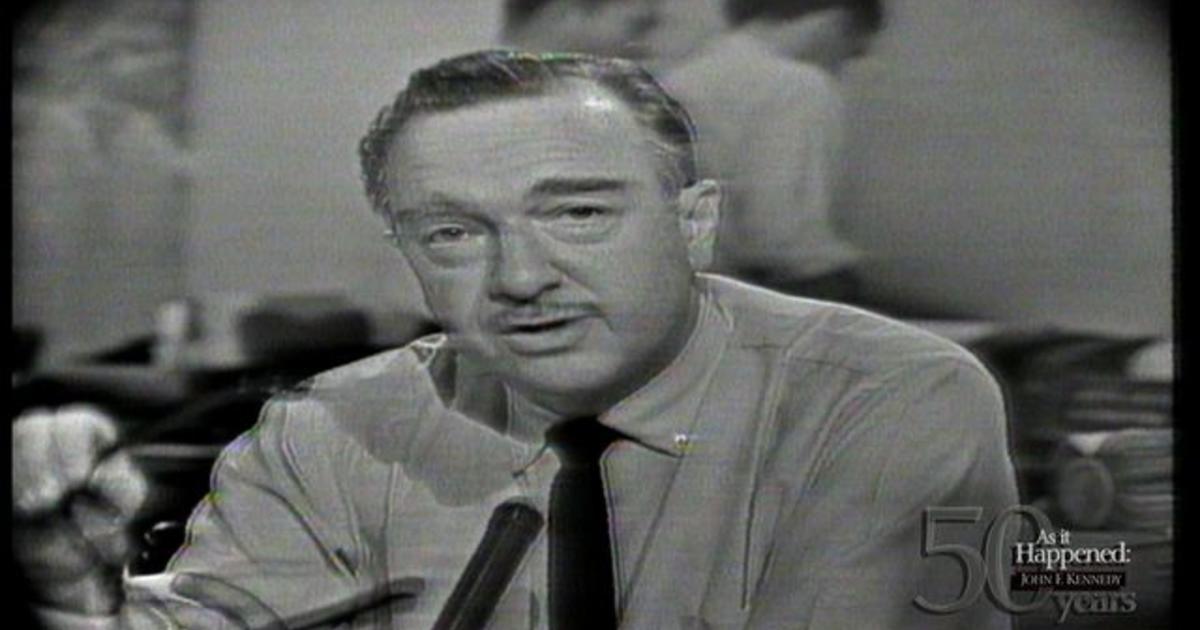 Cronkite Breaks News Of President Kennedy's Death - CBS News