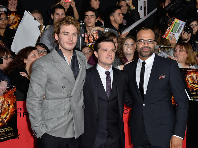 The Hunger Games: Catching Fire cast hits Hollywood for premiere - CBS News