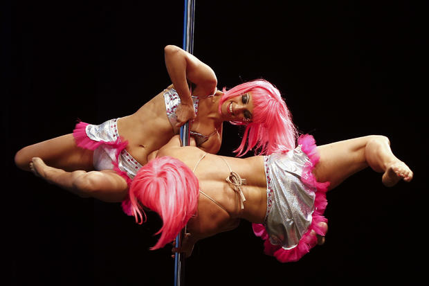 Pole dancing competition 