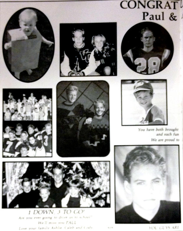 Paul Walker Yearbook Page 