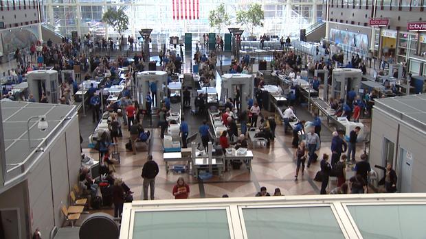 DIA Denver International Airport Security Lines 