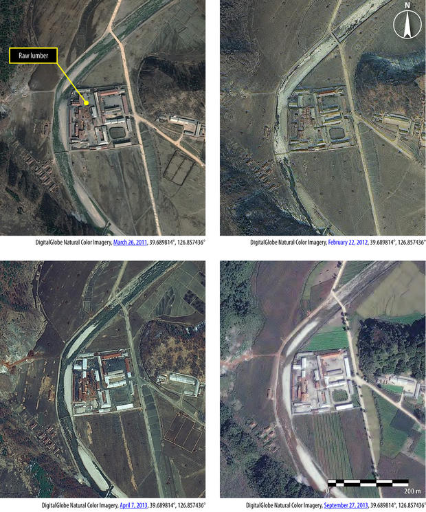 North Korea camp satellite 