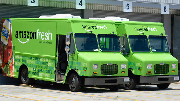 Amazon Fresh trucks 
