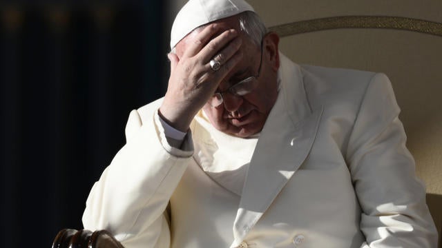 Pope Francis gives a general audience at St Peter's square. 
