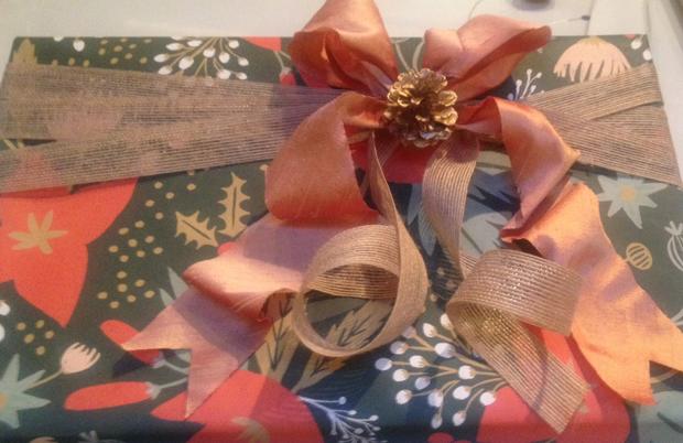 gift wrap ribbon bow Cordially Invited 