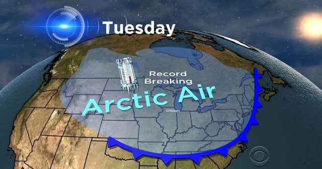 Upcoming arctic blast to break record lows - CBS News