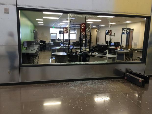 Vandalism at Englewood High School 