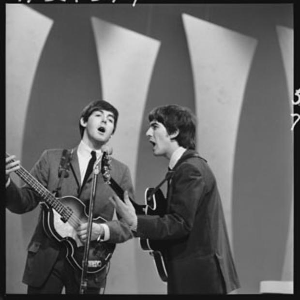 The Beatles Perform During The Ed Sullivan Show 