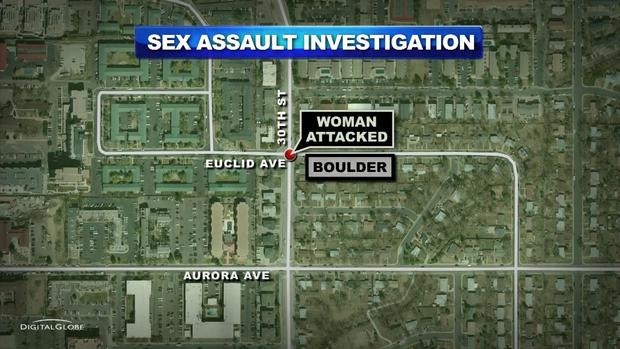 Boulder Sex Assault map 