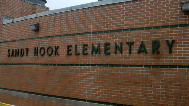 The exterior of the Sandy Hook Elementary School is seen following the Dec. 14, 2012, shooting rampage on an unspecified date in Newtown, Conn., in this handout crime scene evidence photo provided by the Connecticut State Police. 