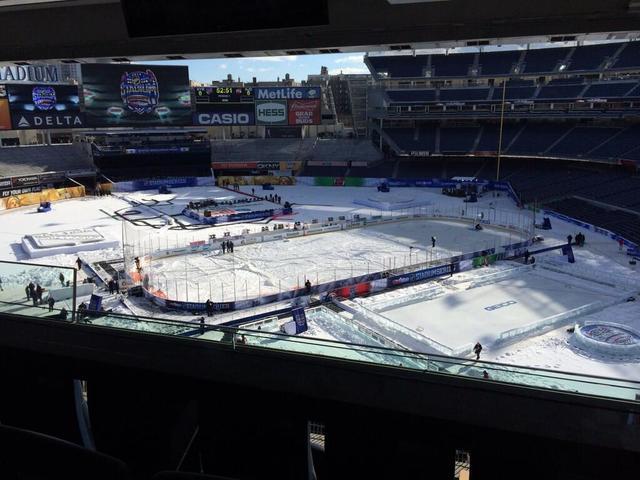 Pin on 2014 Coors Light NHL Stadium Series at Yankee Stadium