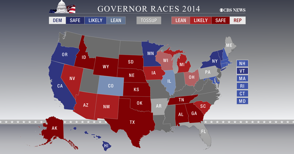 2014 governors races: Does the GOP's future start here? - CBS News