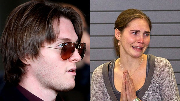 Raffaele Sollecito, pictured at left, and Amanda Knox 