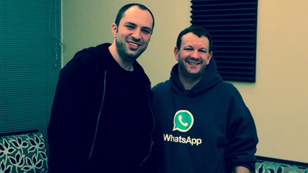 WhatsApp co-founders Jan Koum and Brian Acton 