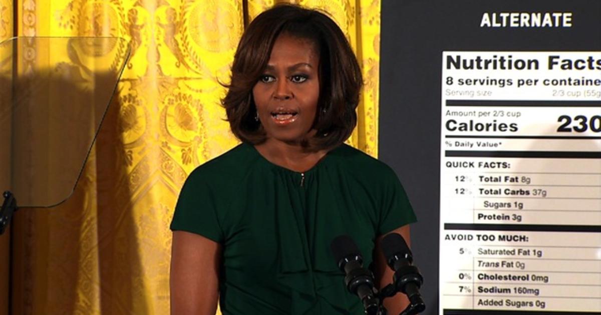 michelle-obama-hails-nutrition-label-overhaul-cbs-news