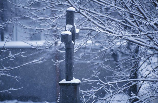 Cemetery In Snow Generic 