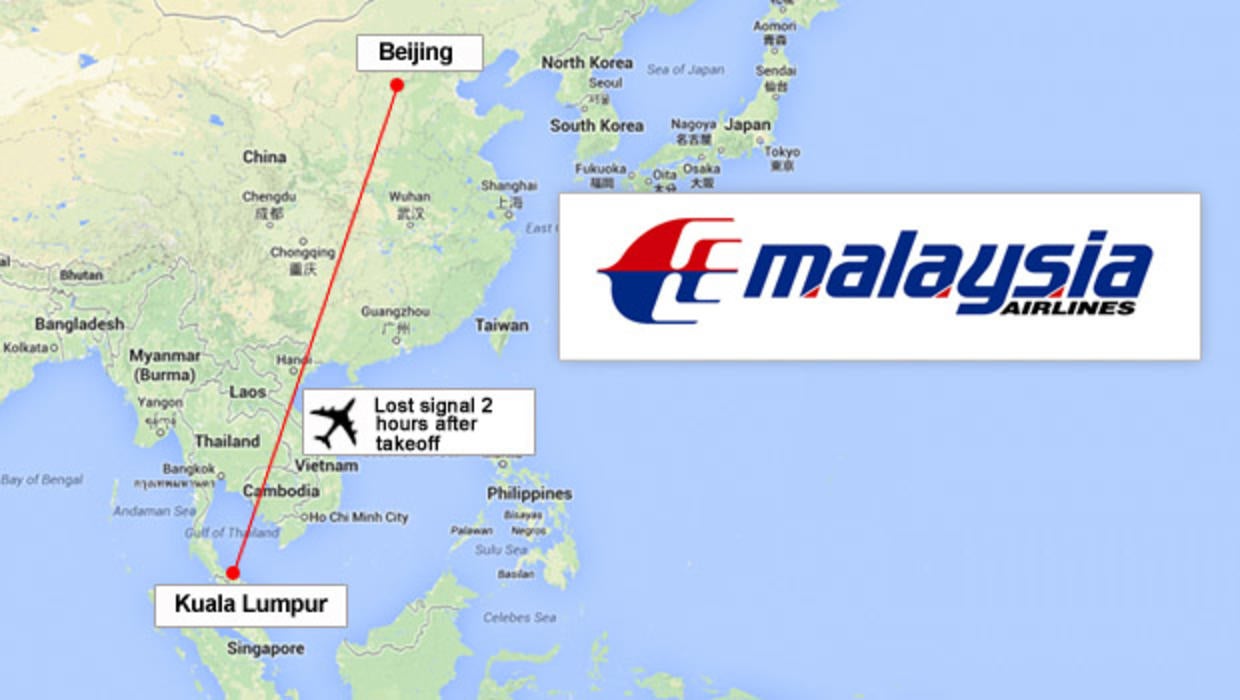 Malaysia Airlines missing flight sends search teams to air, sea - CBS News