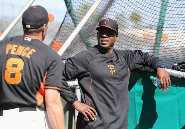 Barry Bond Attends San Francisco Giants Camp as a Spring Training Instructor 