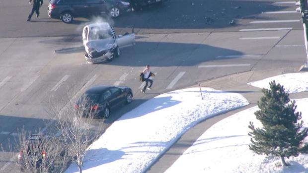 Wild Car Chase In Denver Metro Area On March 12, 2014 