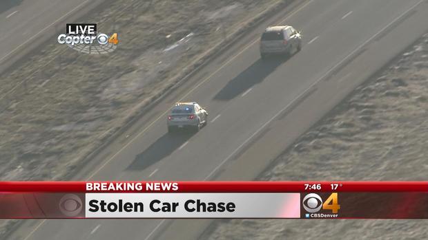 Wild Car Chase In Denver Metro Area On March 12, 2014 