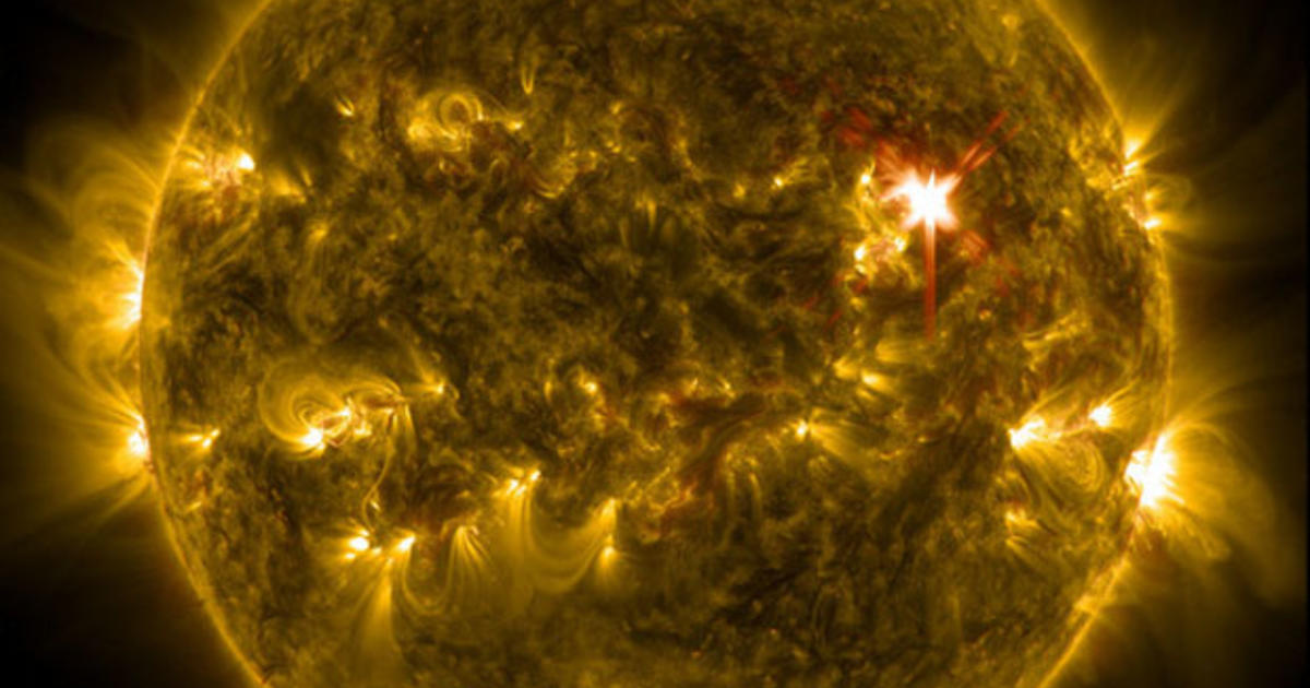 Major solar flare erupts from the Sun CBS News