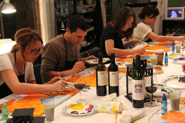 Canvas, Paint And Wine, Oh My! 