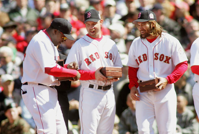 2005 Kevin Millar Game Worn Red Sox Home Alternate Jersey
