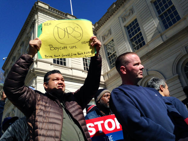 UPS workers, union leaders, NYC public advocate rally 