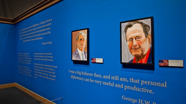george w. Bush paintings 
