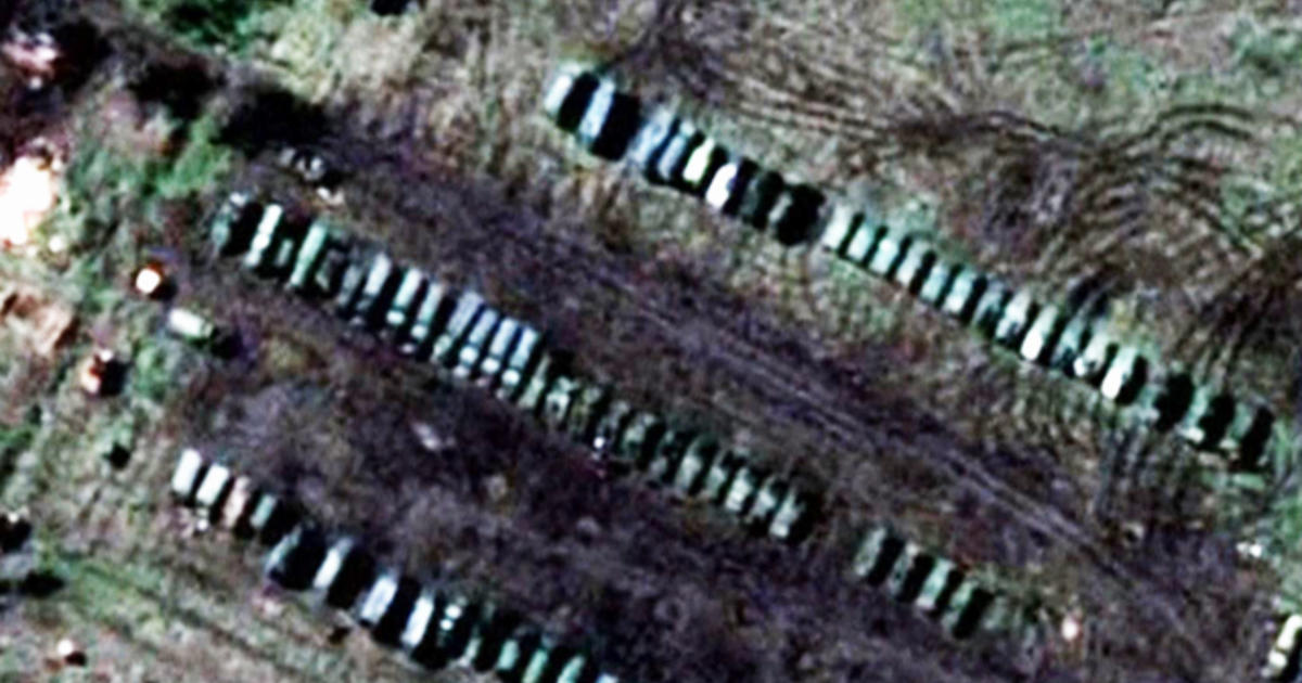 Satellite Photos Show Russian Troops Digging In Near Ukraine CBS News