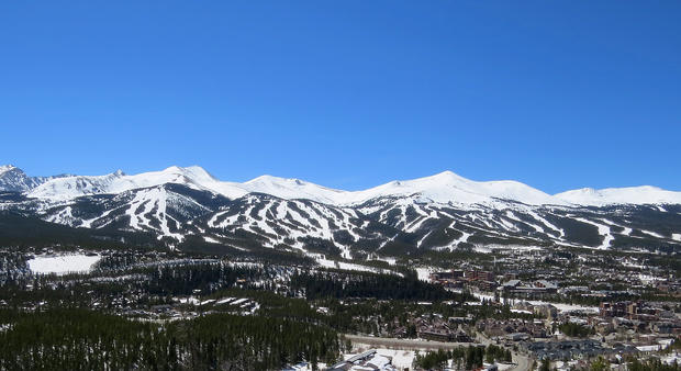 Breckenridge In April 2014 - Skiing View 