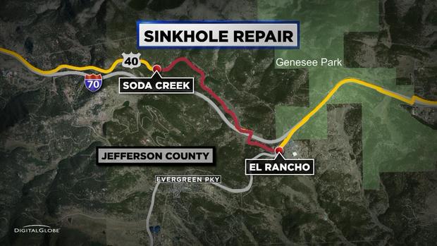 Sinkhole Repair map 