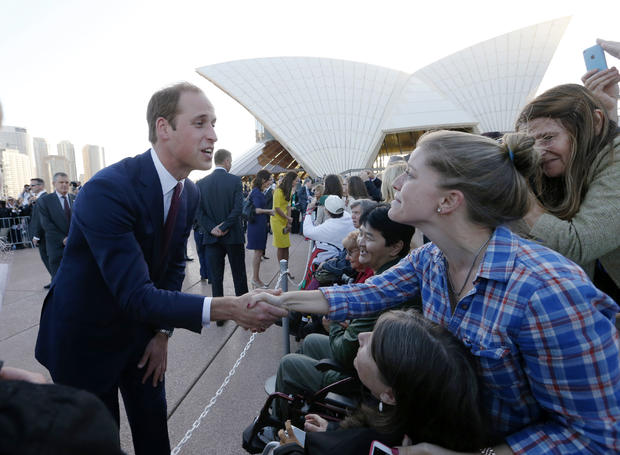 Royal family Australia visit 