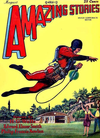 Jet packs in flight and fiction