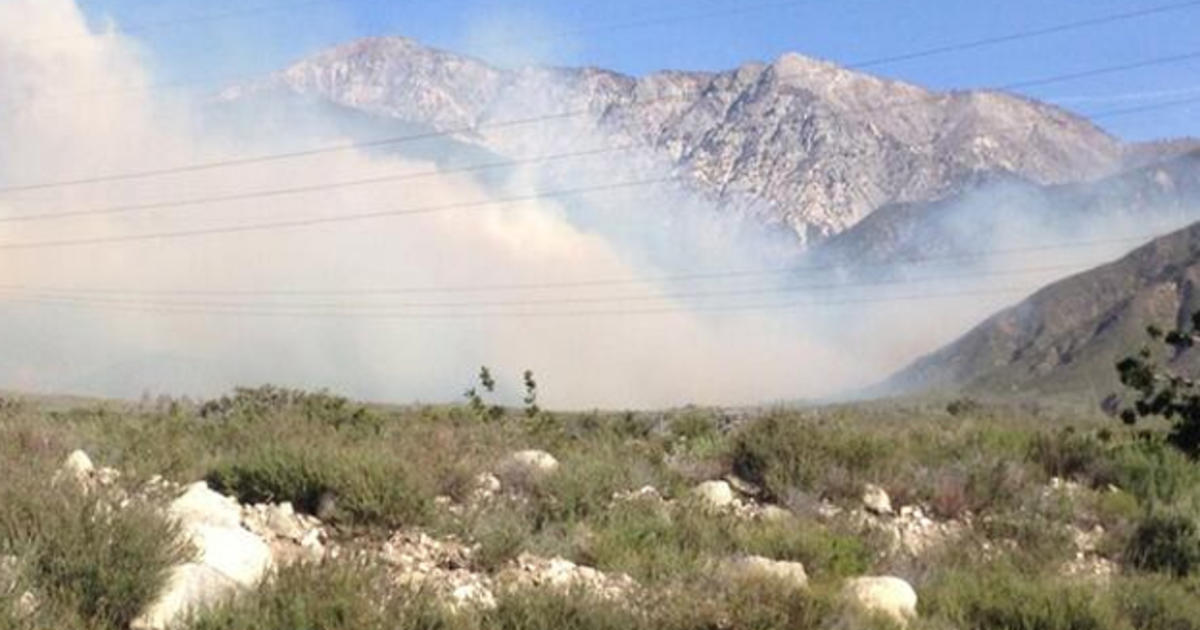 Crews Battle 1k Acre Brush Fire Near Rancho Cucamonga Cbs Los Angeles 6635